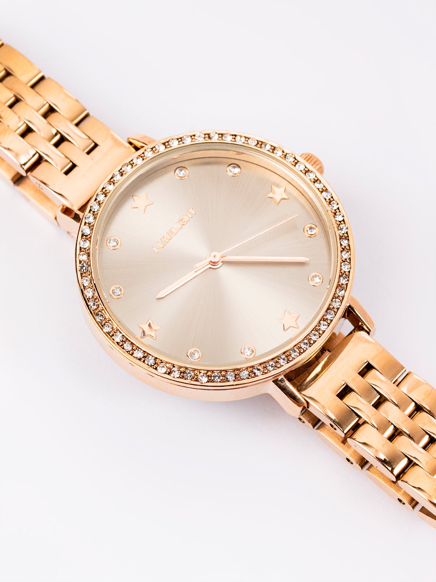 Rhinestone Embellished Watch