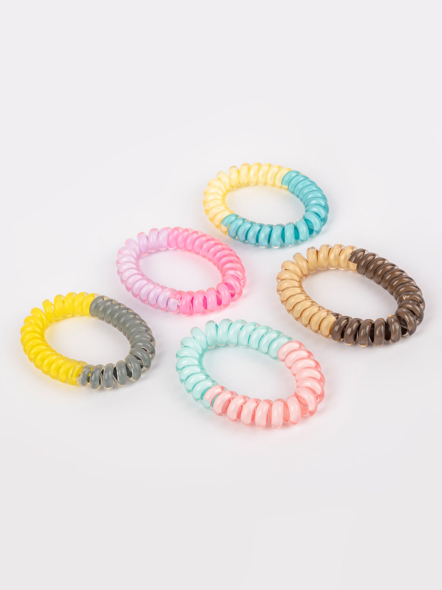 Spiral hair Tie Set