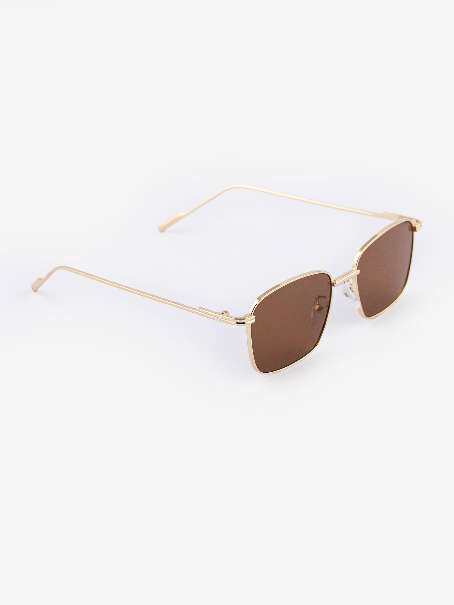 Gold rectangle clearance sunglasses