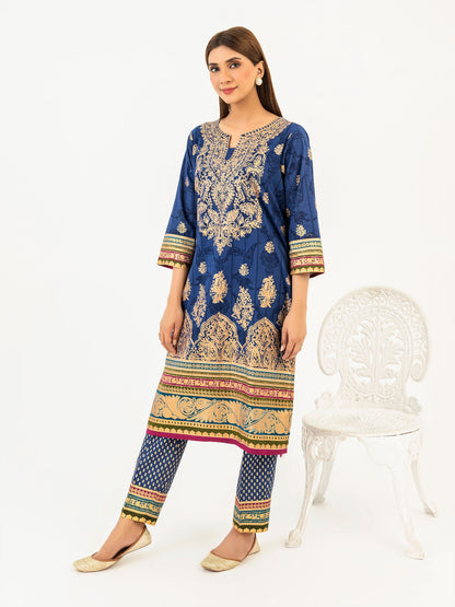 2 Piece Lawn Suit-Paste Print (Pret)