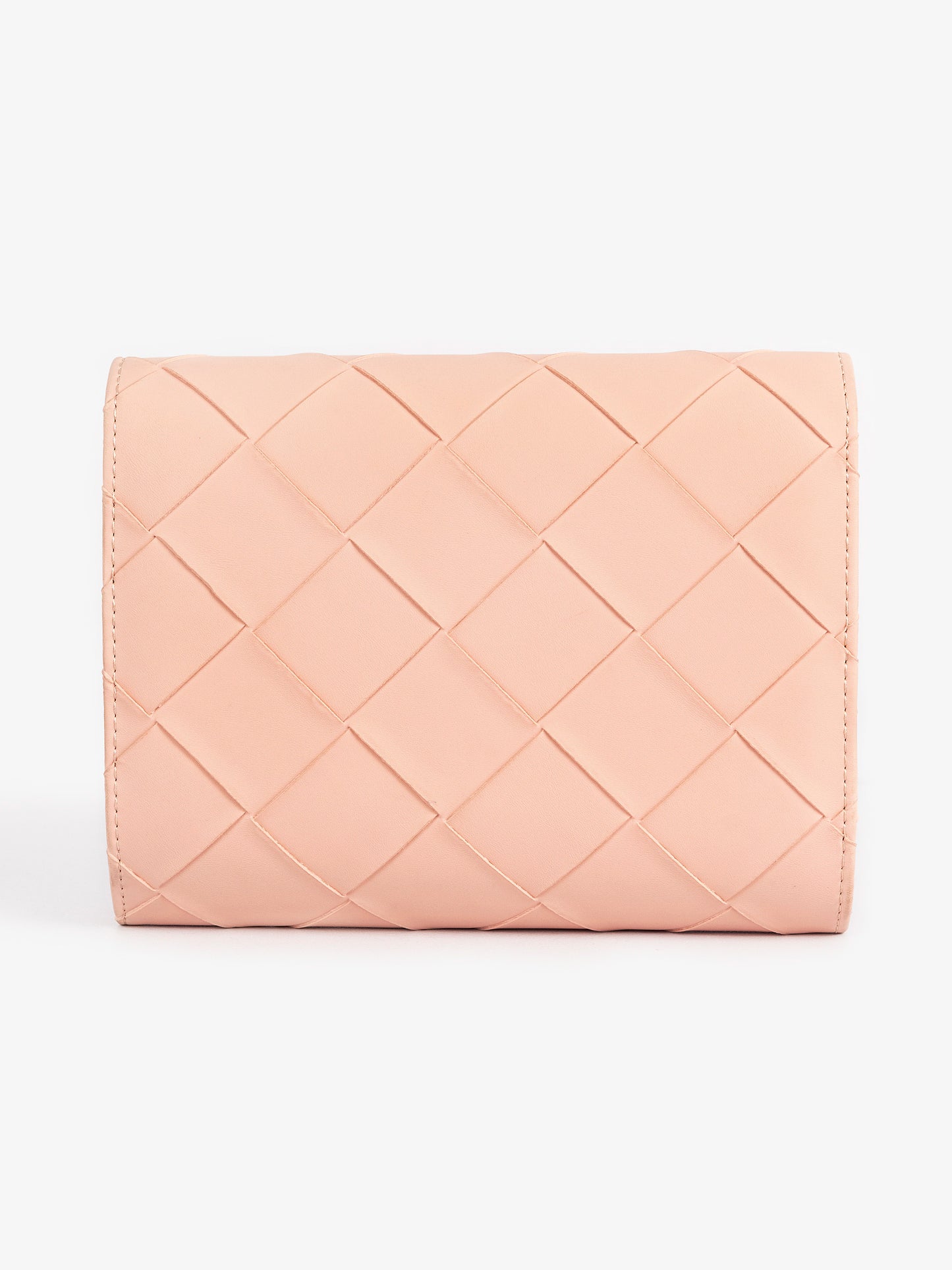 Criss Cross Patterned Clutch