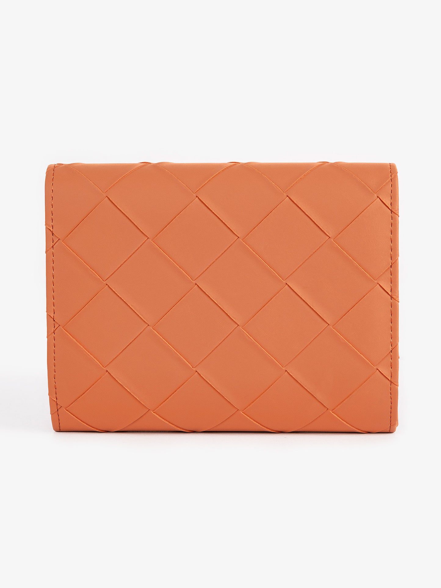 Criss Cross Patterned Clutch