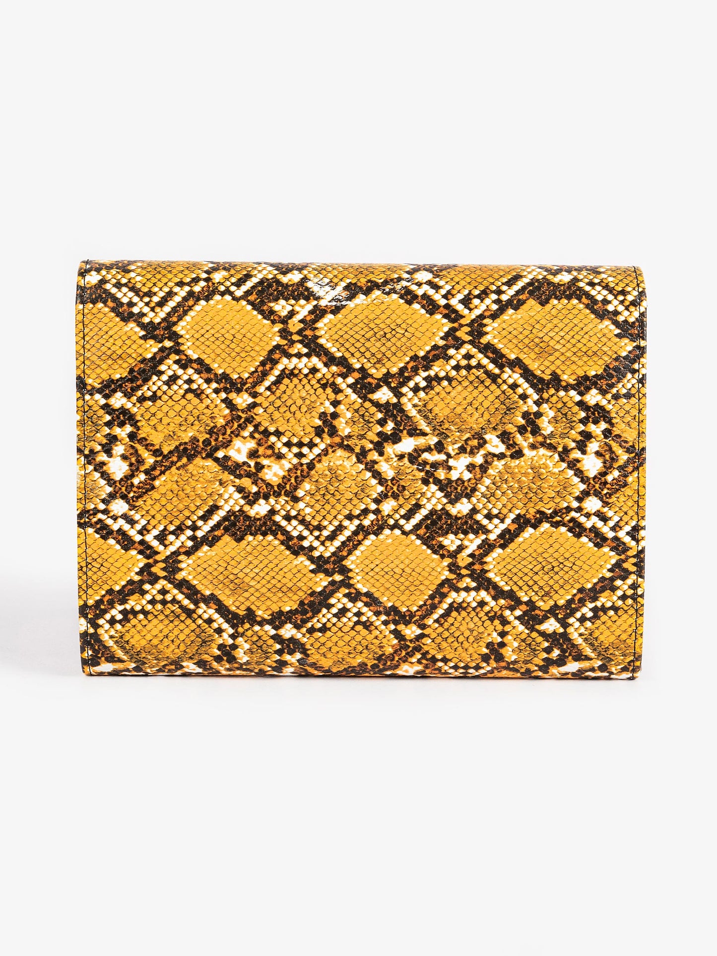 Snake Print Clutch