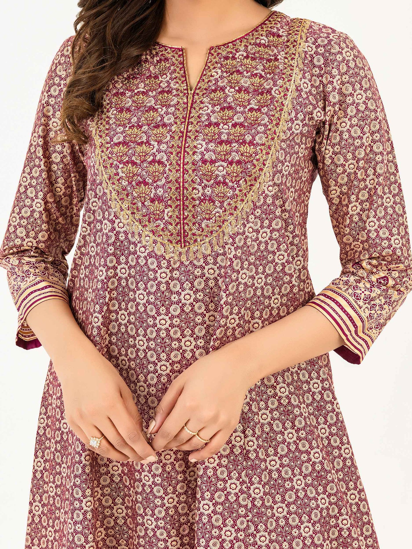 Lawn Pishwas-Embroidered (Pret)