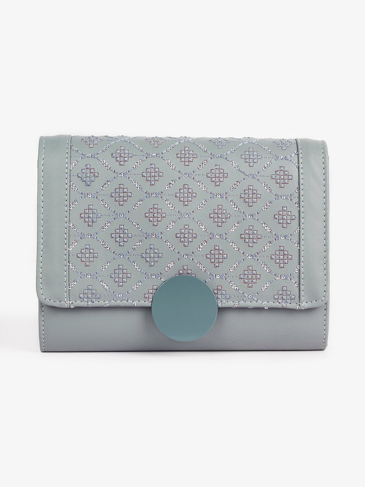 Embroidered Clutch