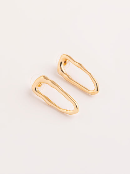 Oblong Stud Earrings