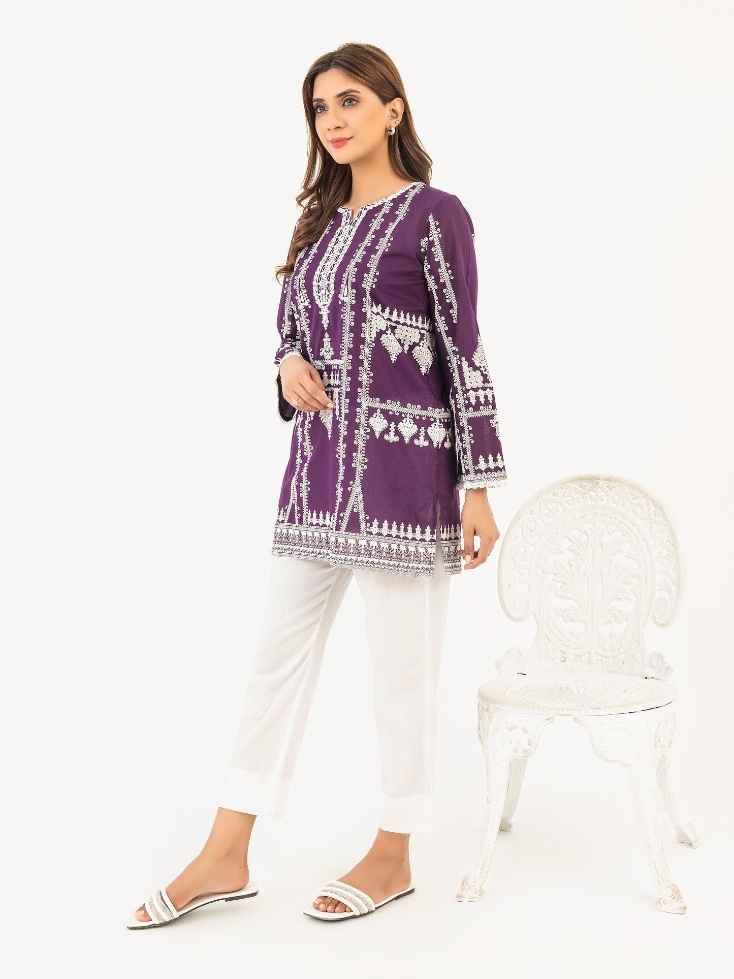 Lawn Kurti-Embroidered (Pret)