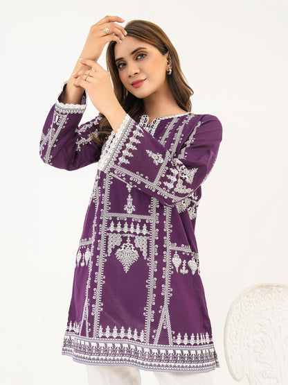 Lawn Kurti-Embroidered (Pret)