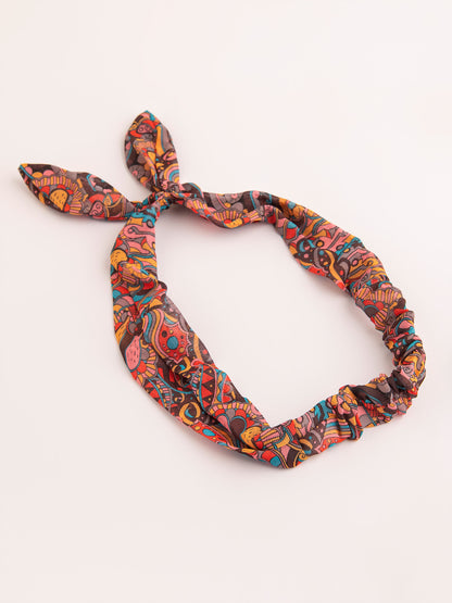 Printed Grip Looped Hairband