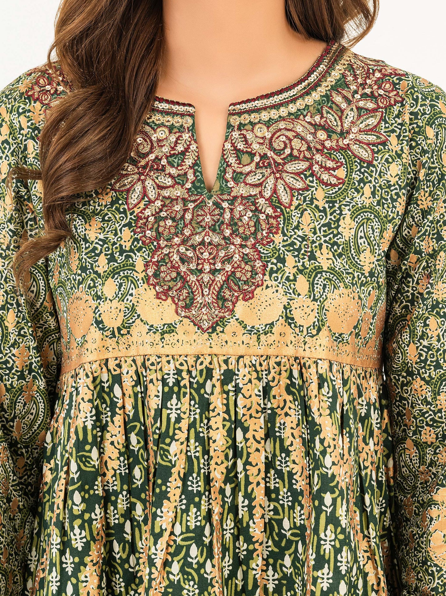 2 Piece Lawn Suit-Embroidered (Pret)