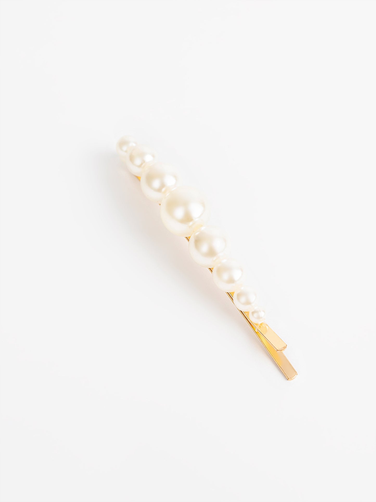 Pearl Beaded Hair Snap Clip Set