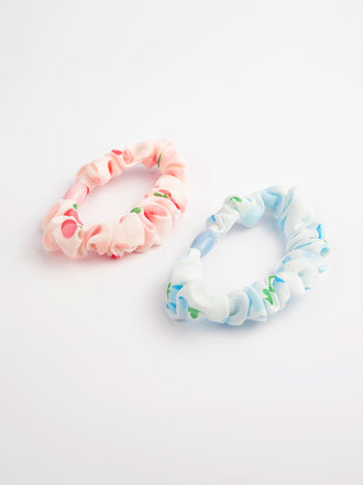 floral-scrunchie-pair