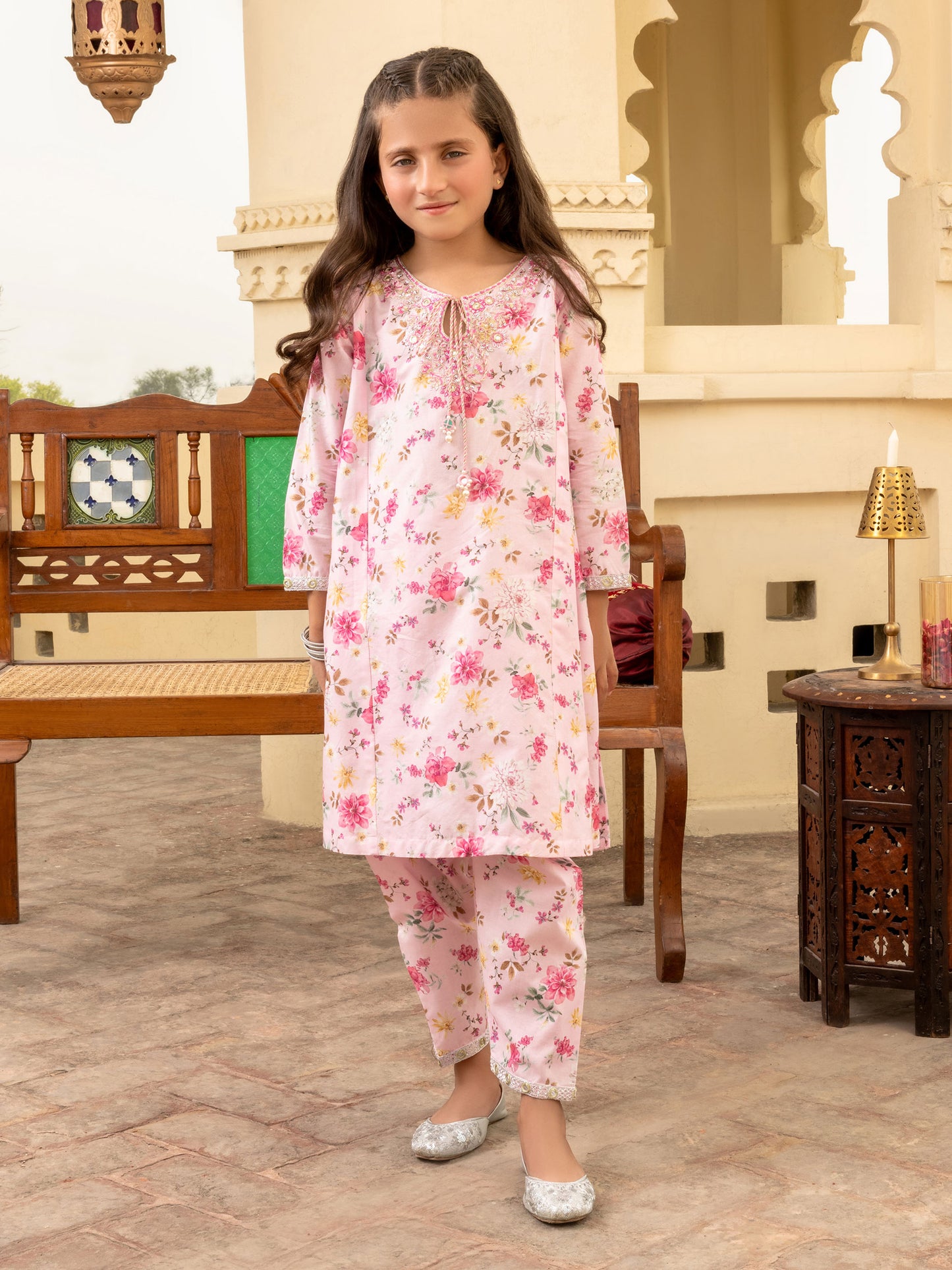 2 Piece Lawn Suit-Embroidered