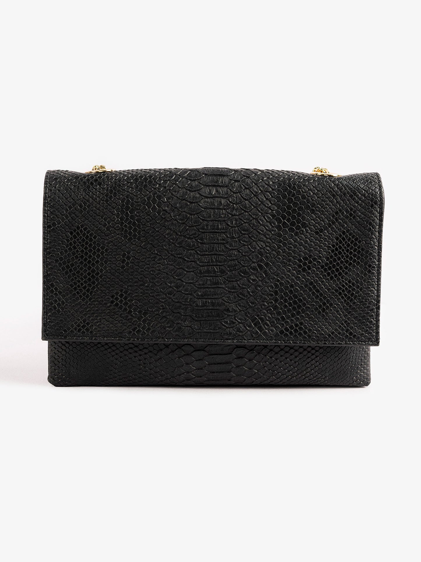 Snake Textured Clutch