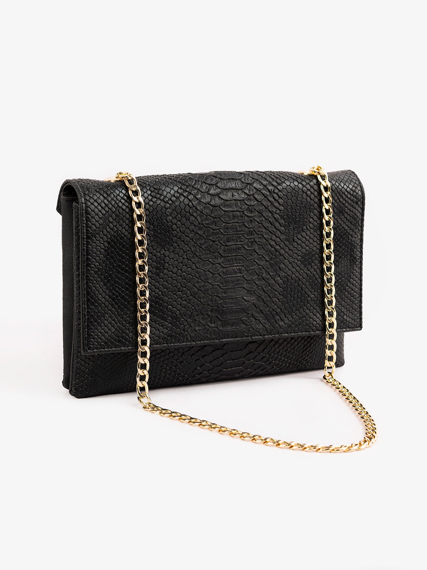 Snake Textured Clutch