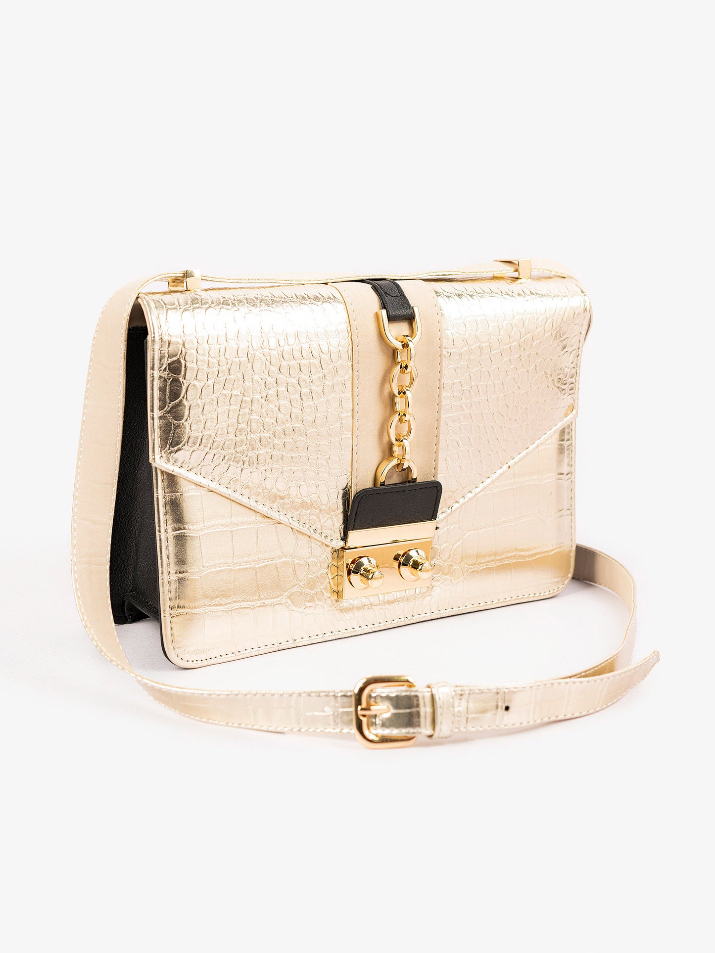 Snake Textured Handbag