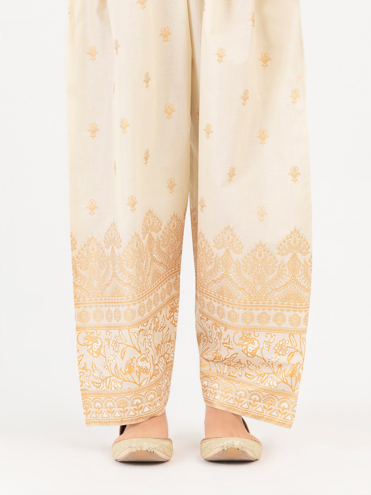 Cambric Shalwar-Paste Print (Pret)