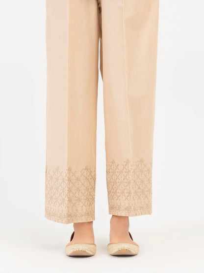 Cambric Trouser-Embroidered (Pret)