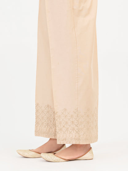 Cambric Trouser-Embroidered (Pret)