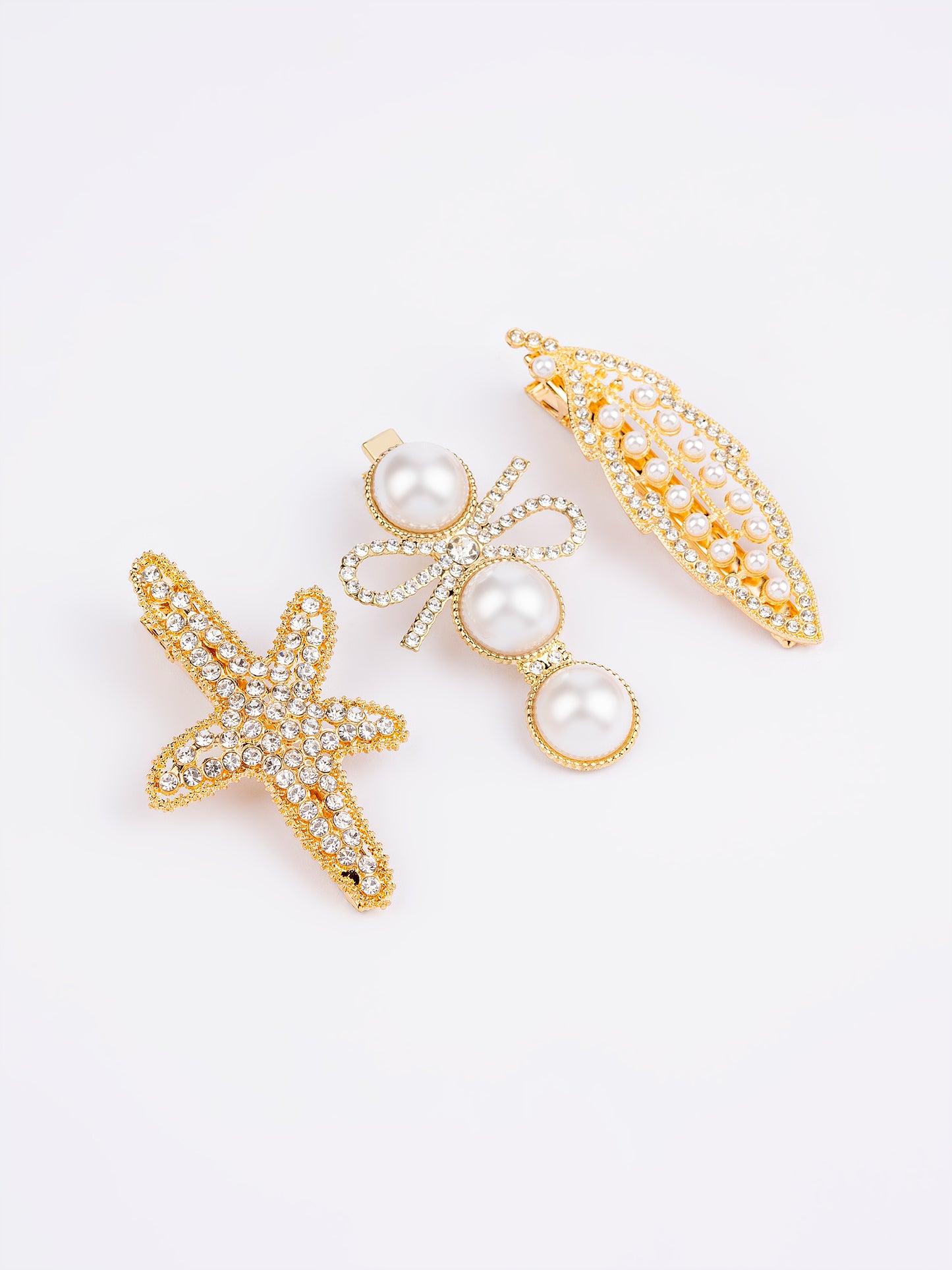 Embellished Hair Clip Set