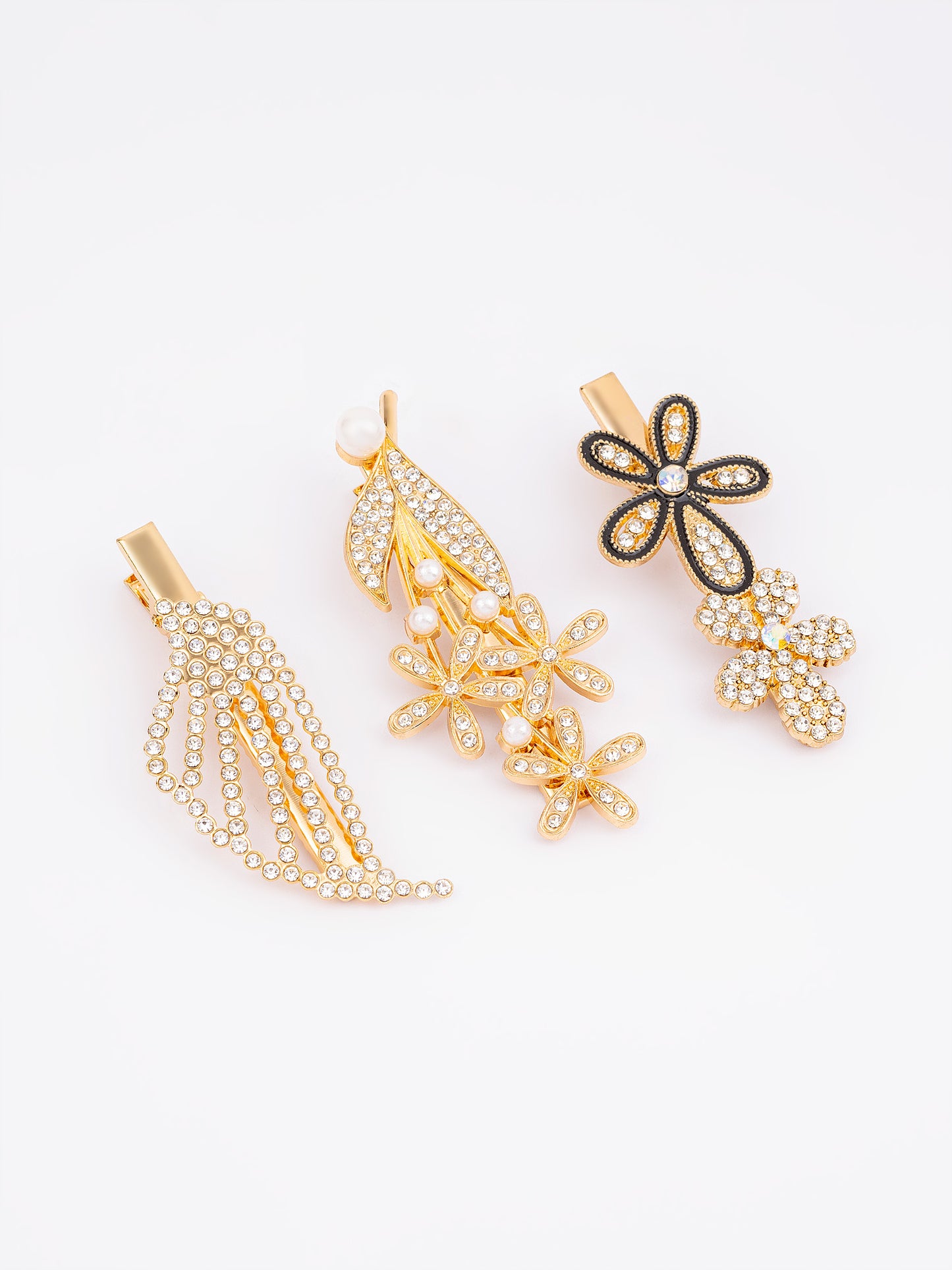 Embellished Hair Clip Set