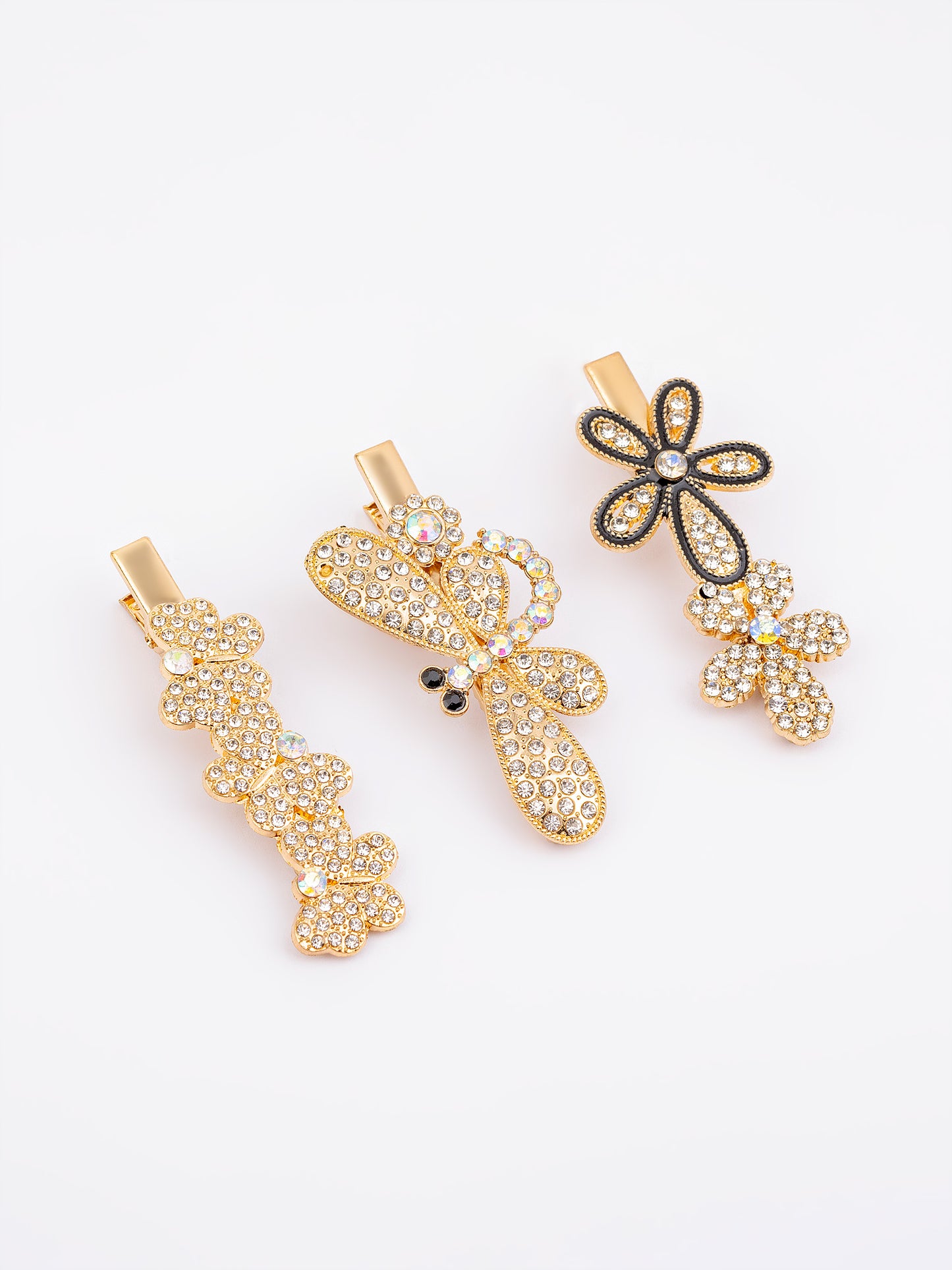 Embellished Hair Clip Set