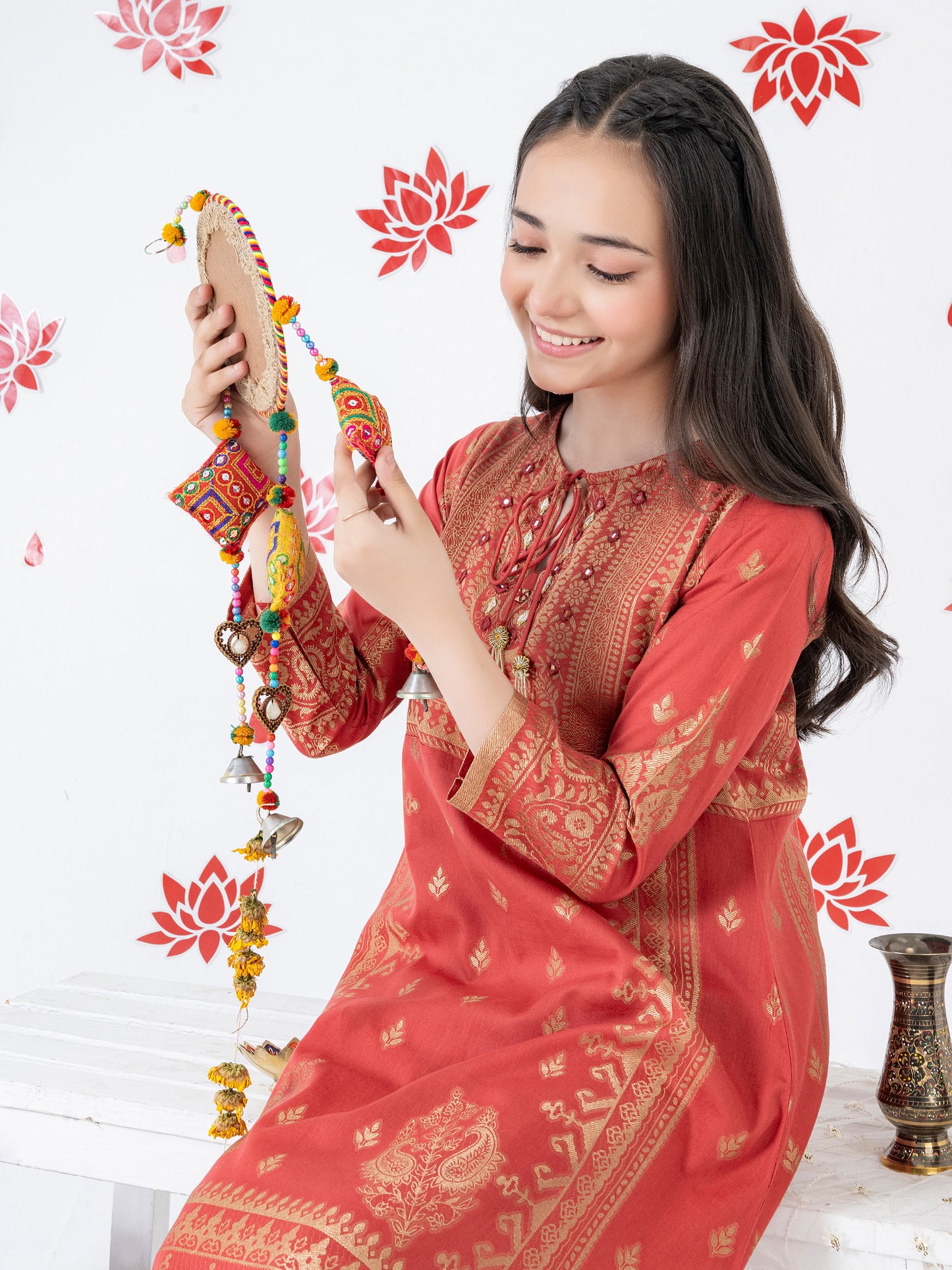 2 Piece Jacquard Suit-Embroidered