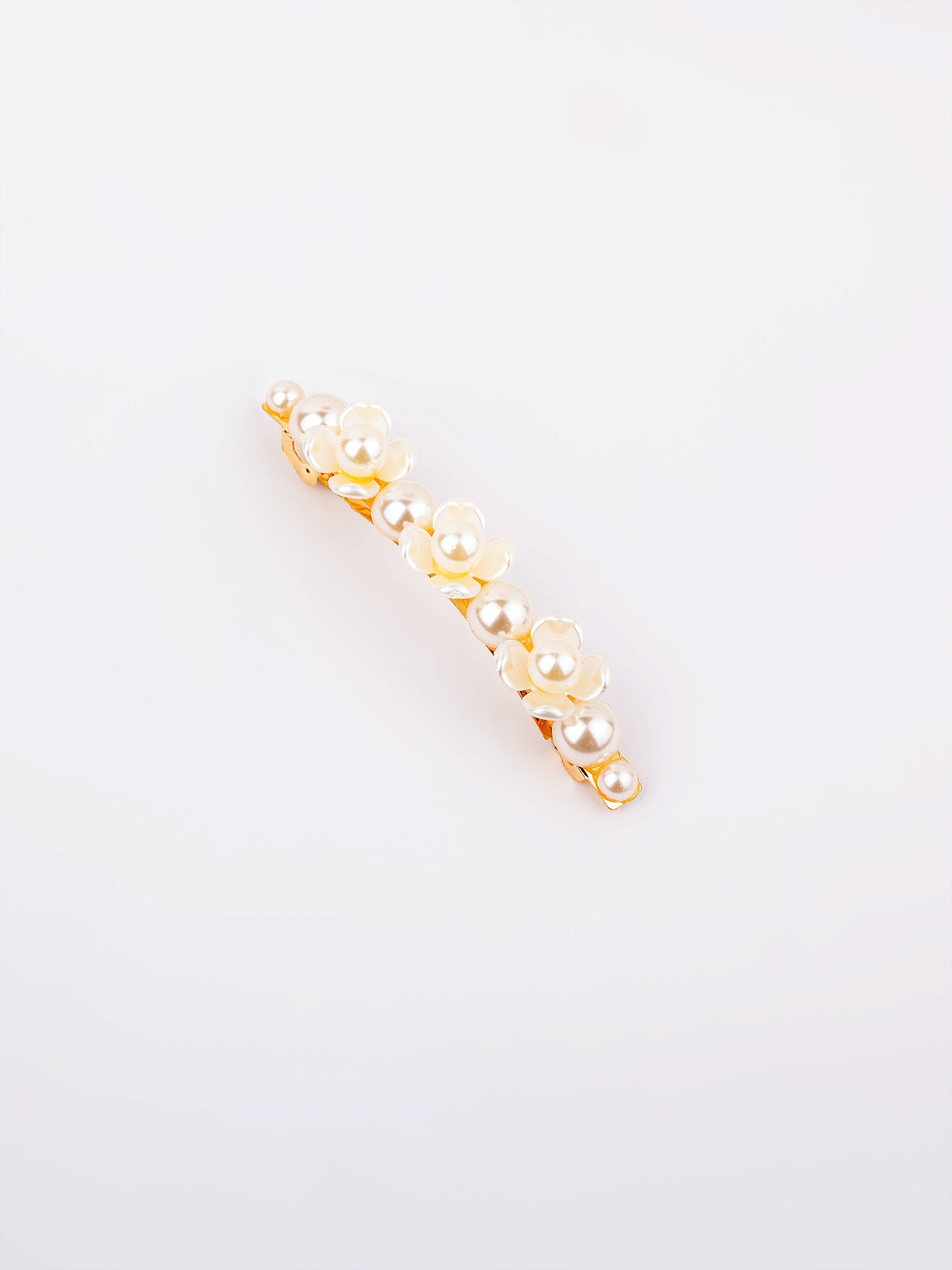 Pearl Embellished Hair Clip Set