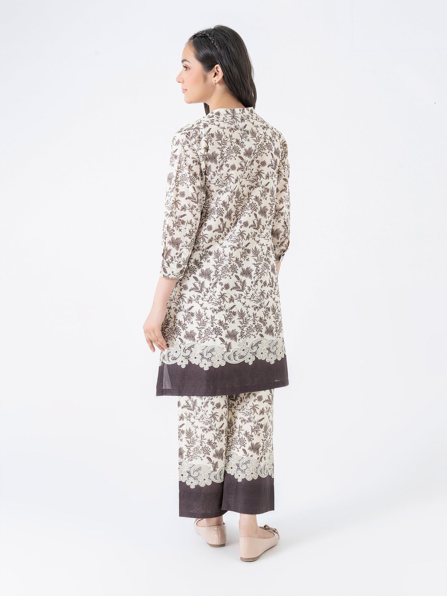 2 Piece Lawn Suit-Printed