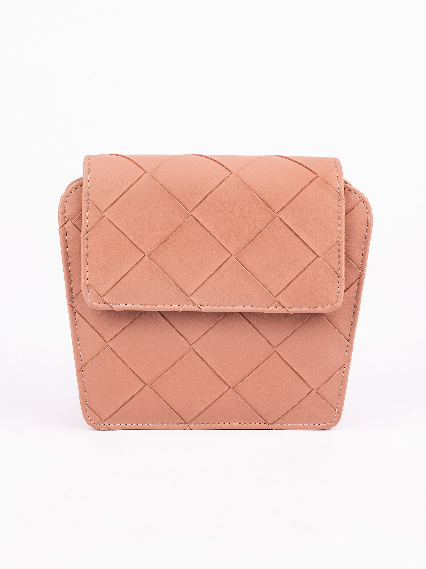 Criss Cross Pattern Handbag