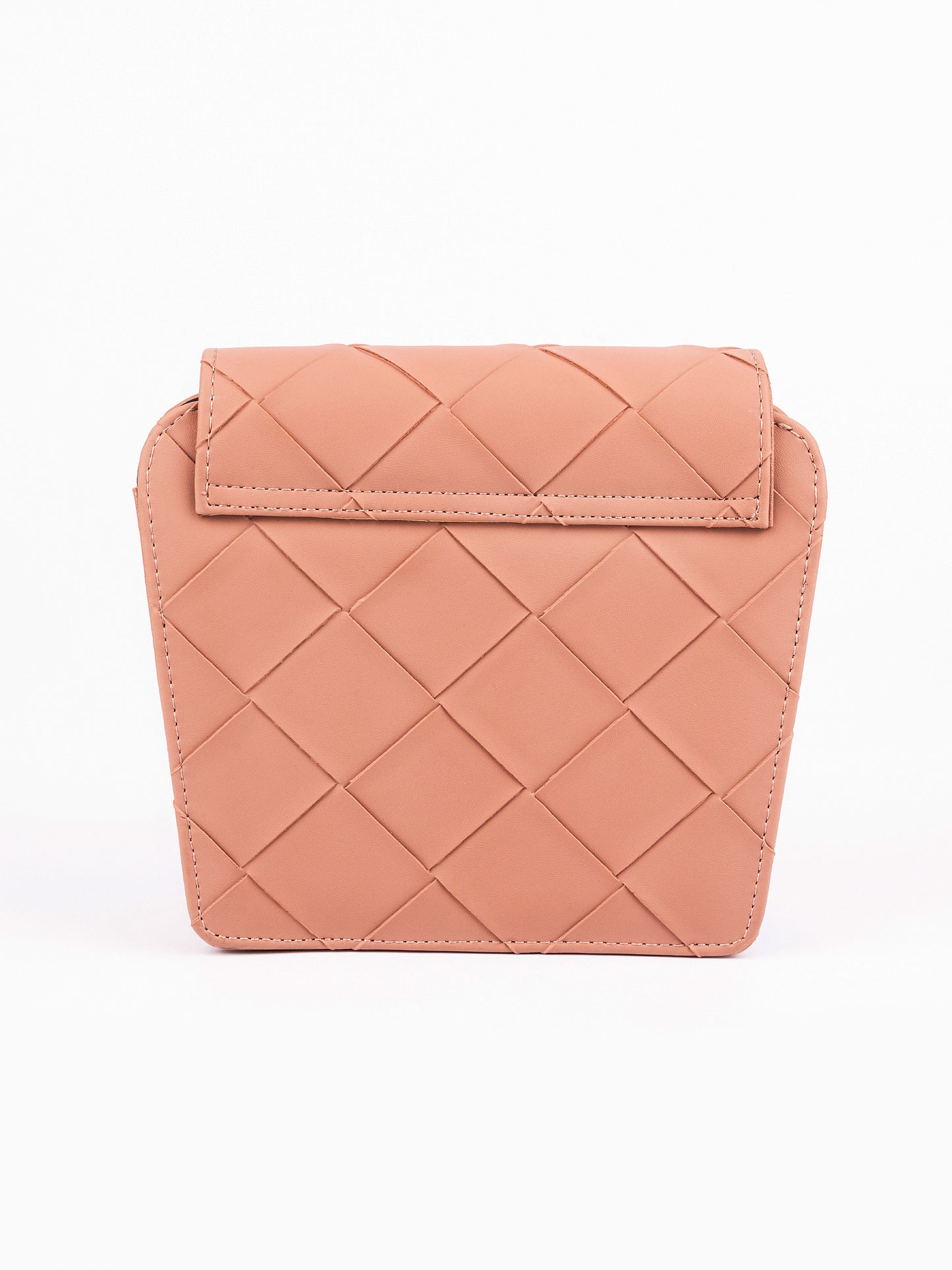 Criss Cross Pattern Handbag