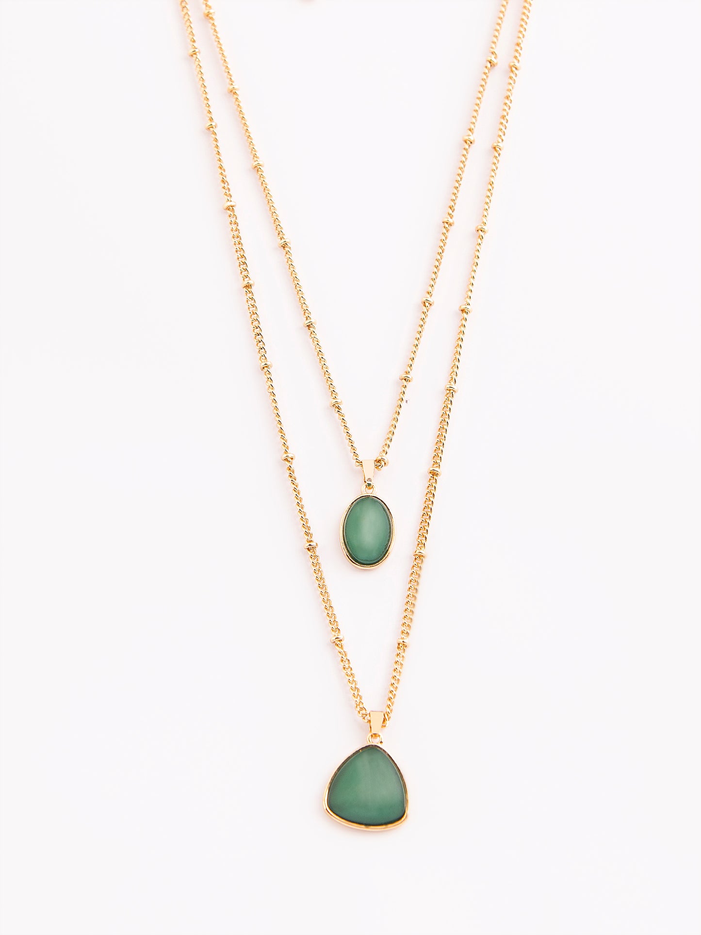 Stone Layered Necklace