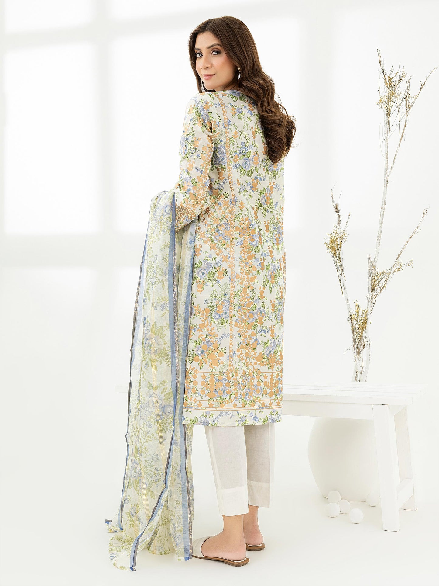 2 Piece Lawn Suit-Embroidered (Pret)