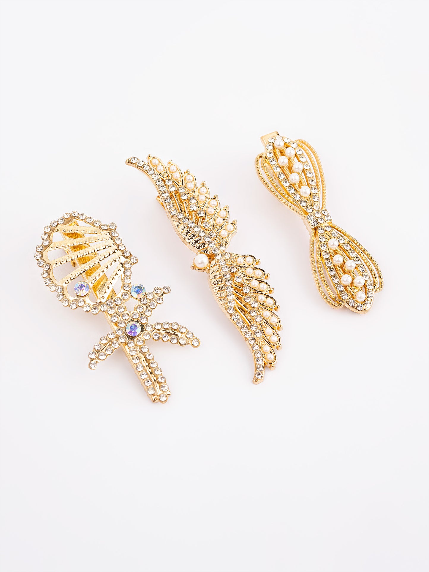 Embellished Hair Clip Set