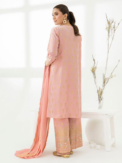 3 Piece Lawn Suit-Embroidered (Pret)