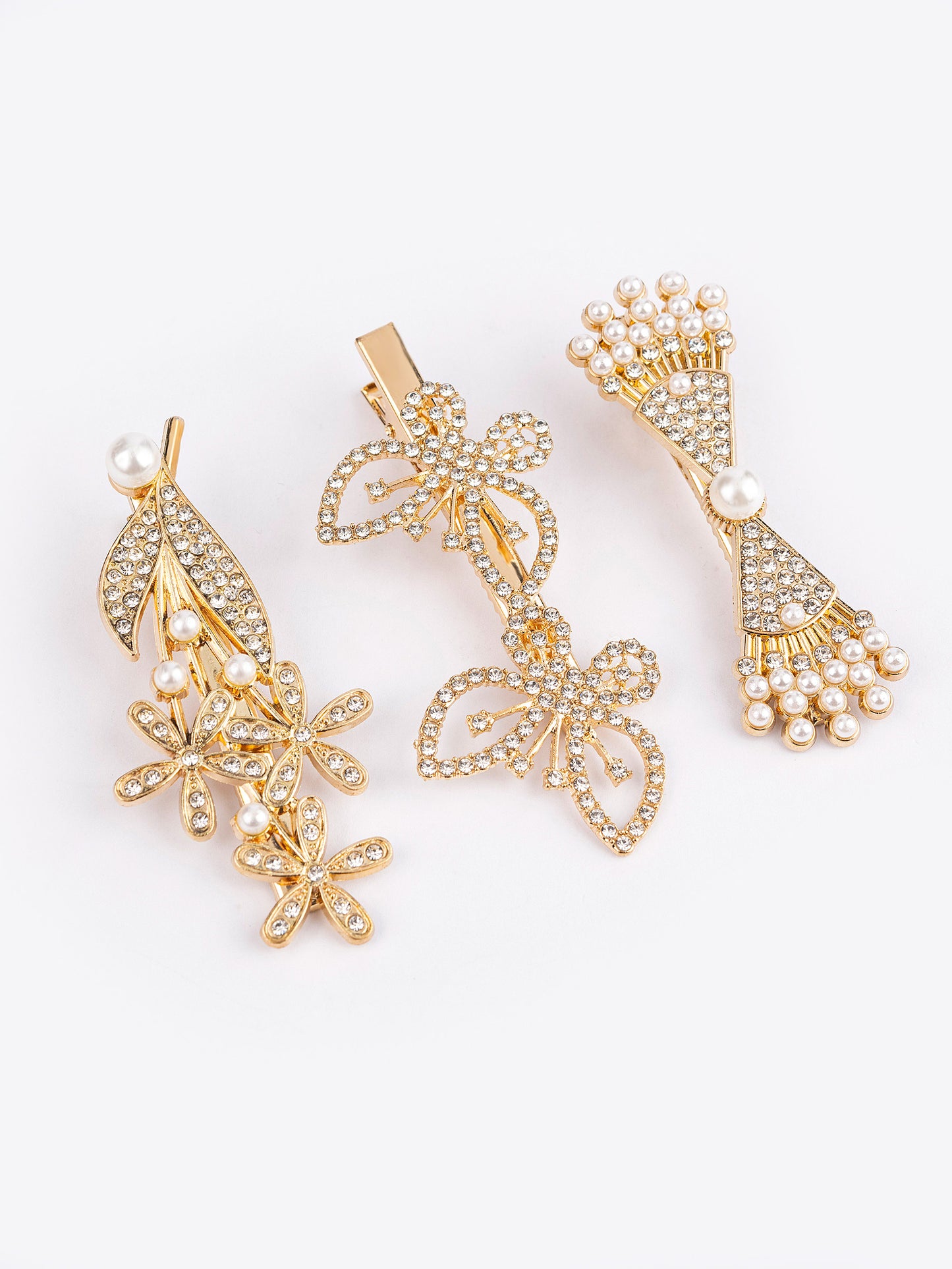 Embellished Hair Clip Set