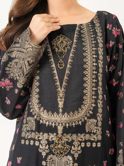 Jacquard Shirt-Embellished(Pret)