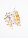 textured-gold-hair-clip-set