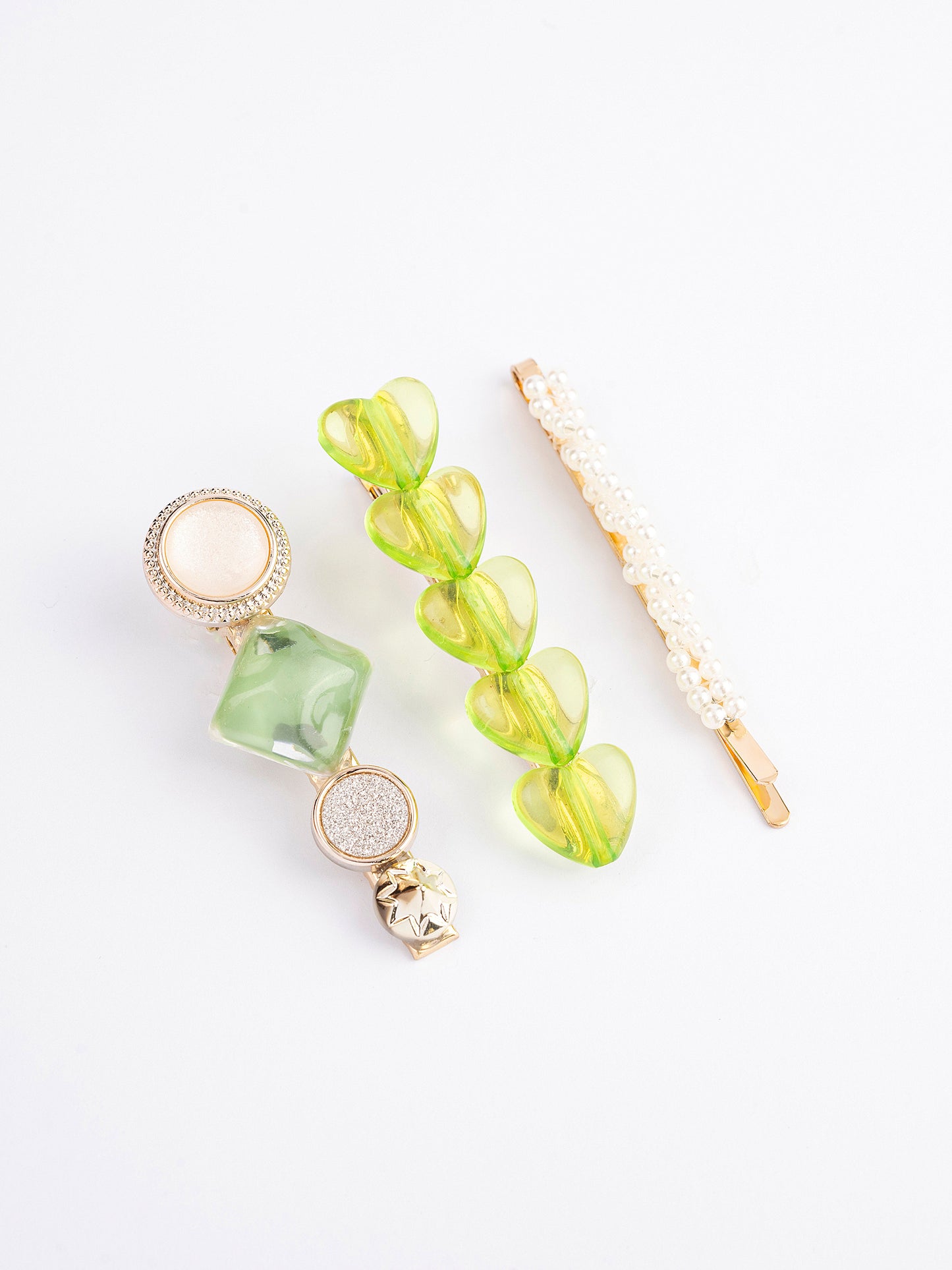 Embellished Hair Clip Set