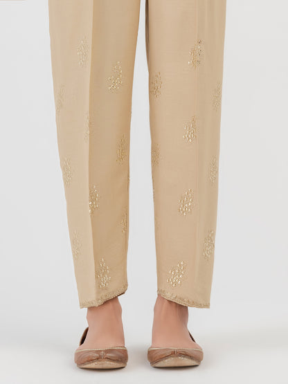 Embellished Crepe Trouser (Pret)