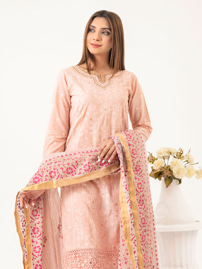 3 Piece Lawn Suit-Embroidered (Pret)