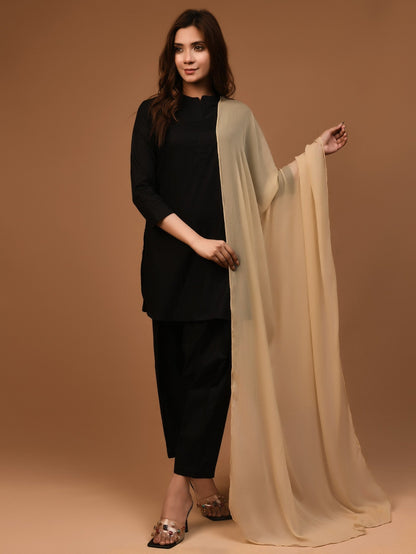 Chiffon Dupatta - Skin