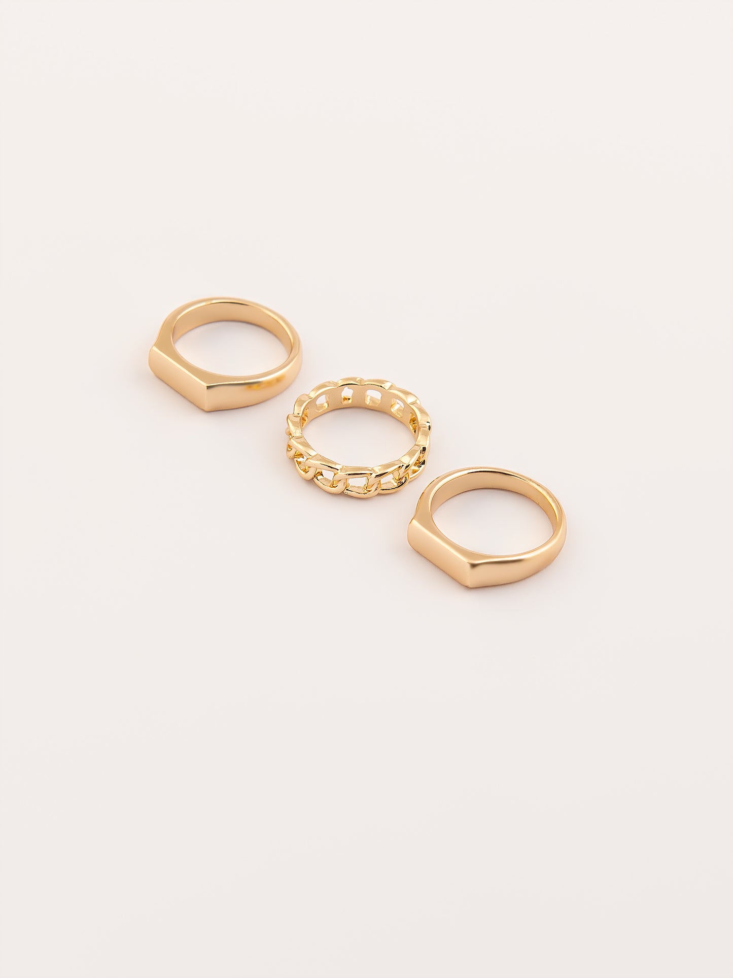 Classic Gold Ring Set