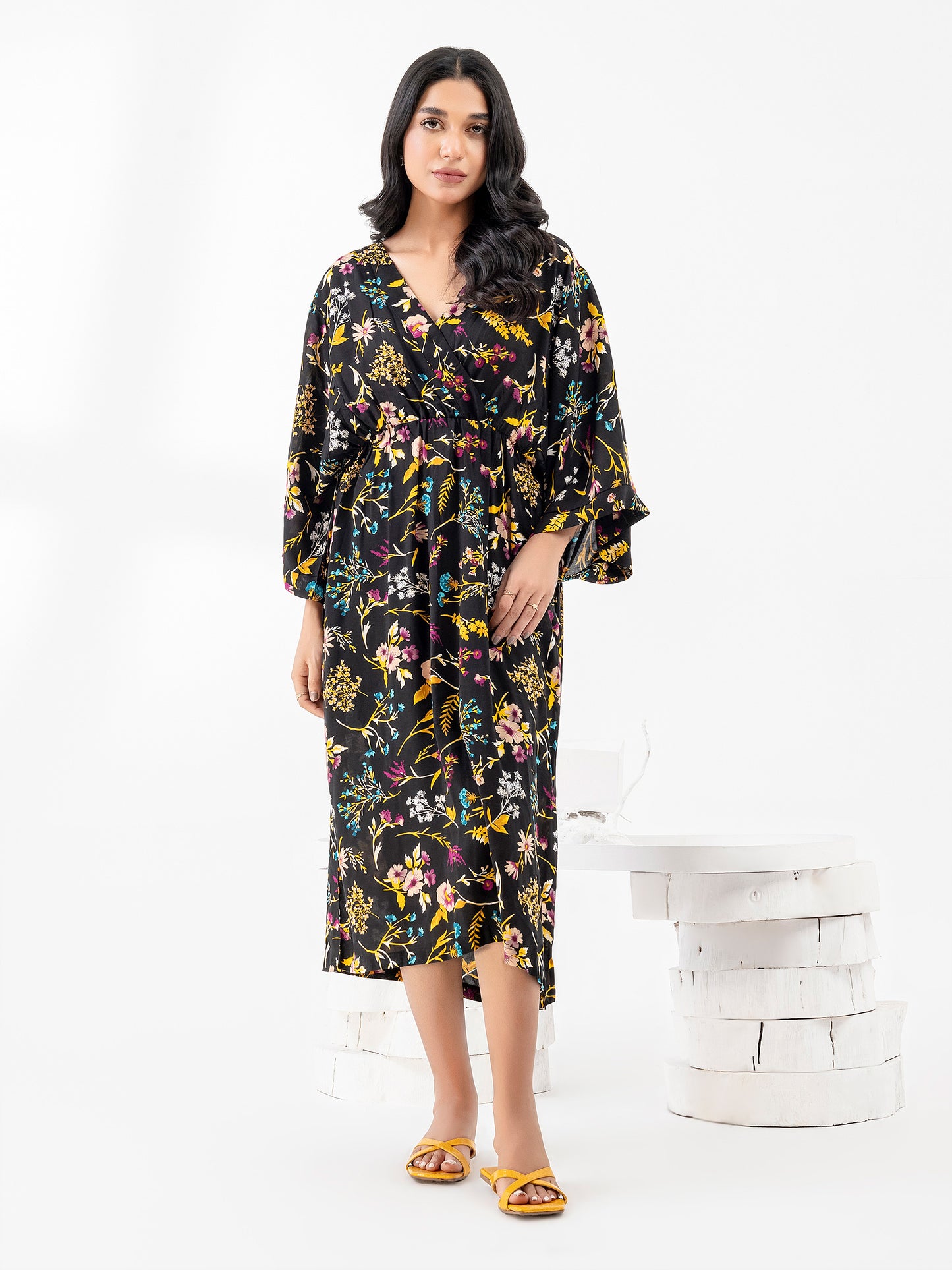 Printed Viscose Dress