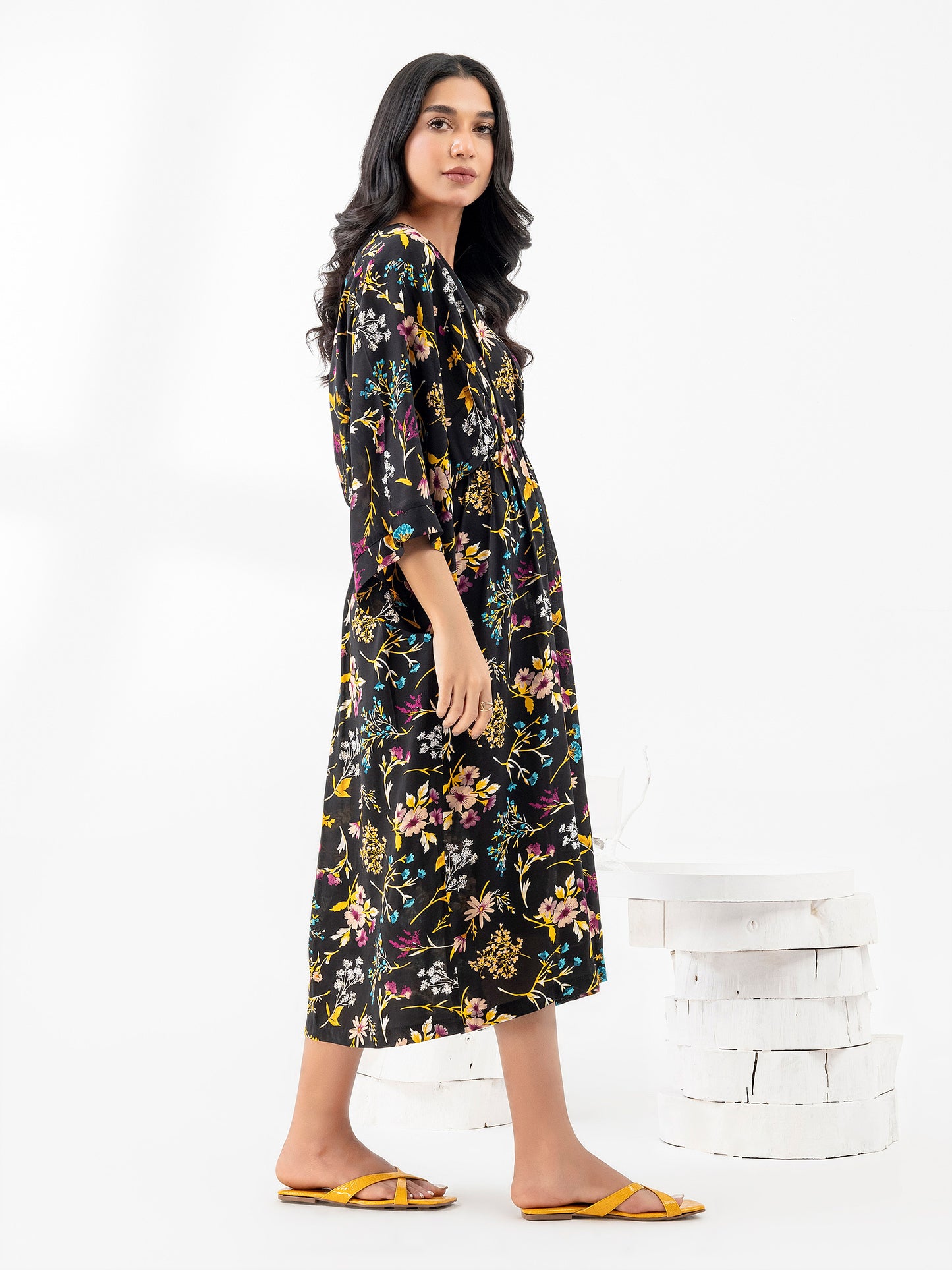 Printed Viscose Dress