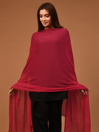 chiffon-dupatta---dark-red