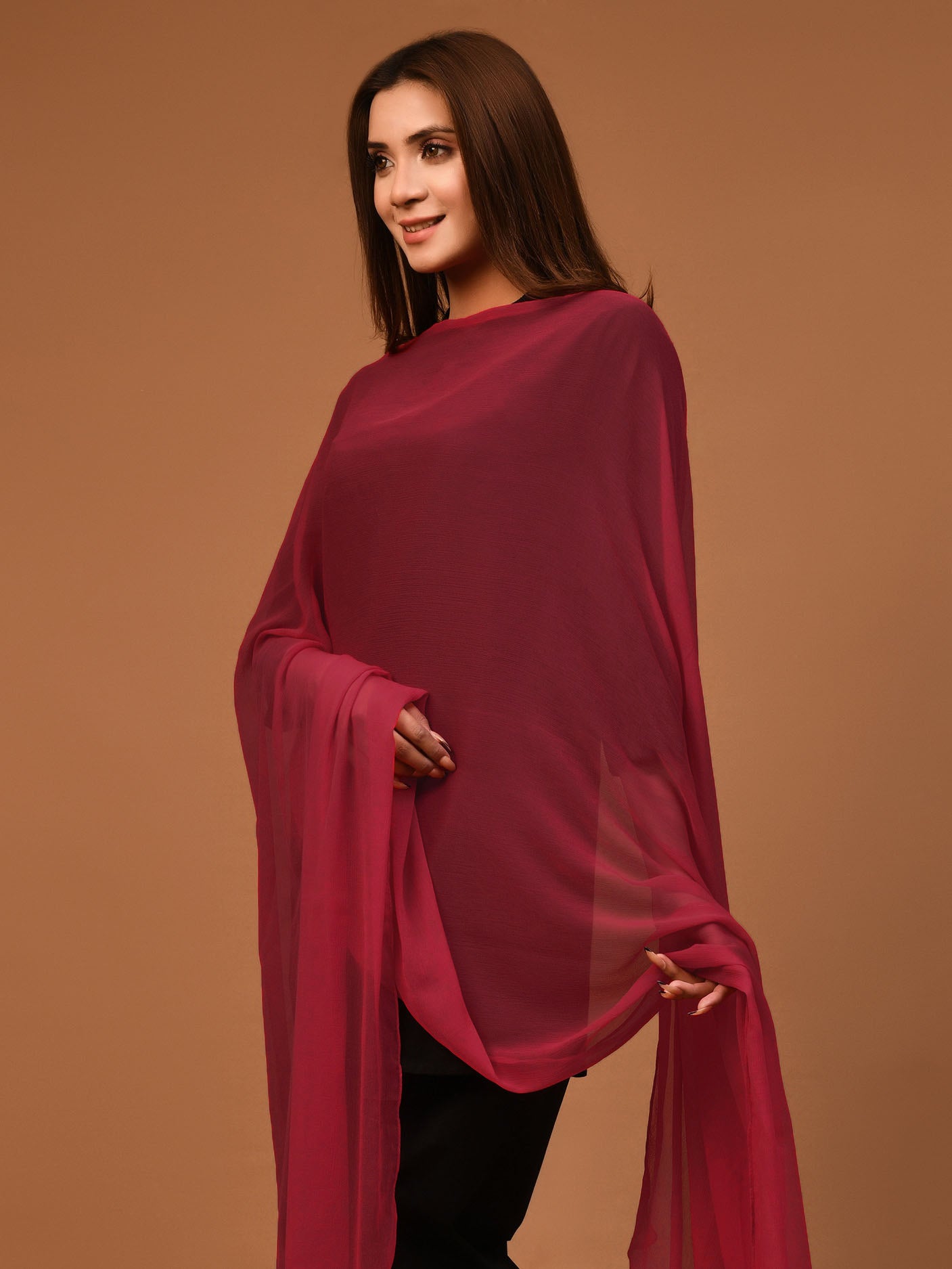 Dyed Chiffon Dupatta