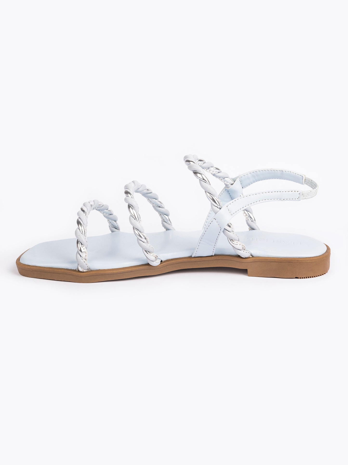 Twisted Tri-Strap Sandals