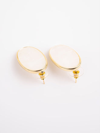 bezel-earrings