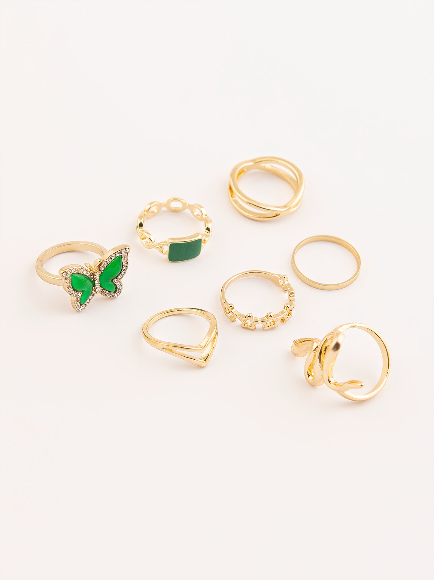 Contemporary Rings Set